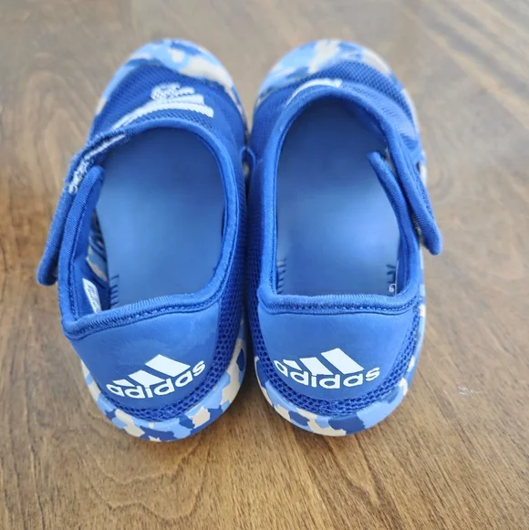 Adidas Kids Altiventure Sport/Swim Sandals Blue Camo Design Size 12k - Picture 5 of 9